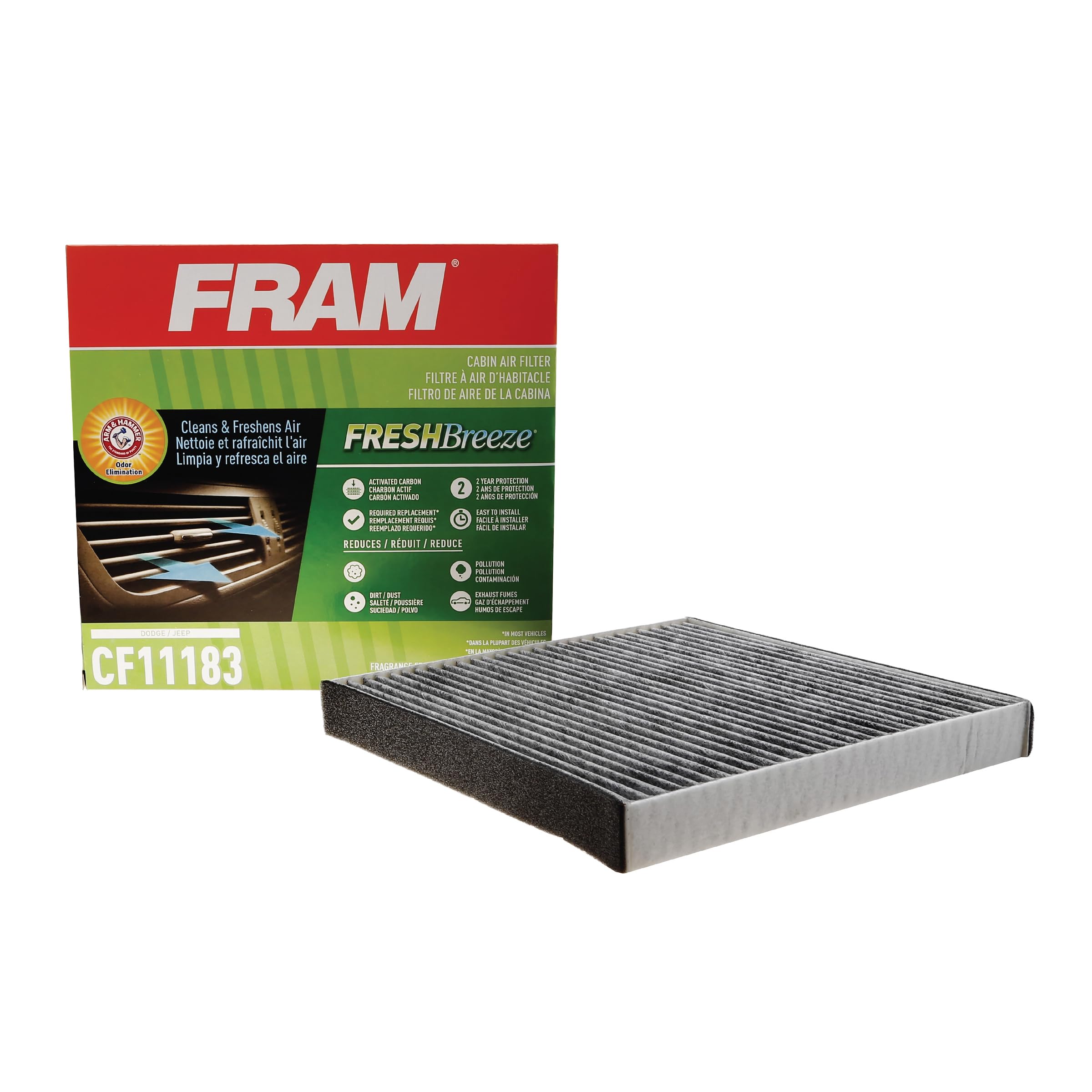 Amazon.com: FRAM CF11183 Fresh Breeze Cabin Air Filter | Fits 2011